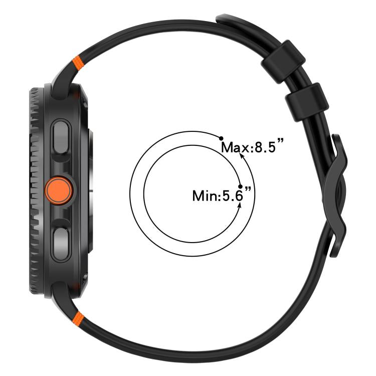 Cinturino per orologio in silicone con fibbia a scala xDfind, For Samsung Galaxy Watch8 / Watch8 Classic