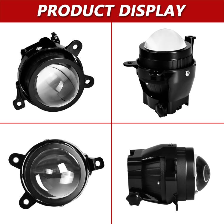 T11 Confezione da 2 pezzi, fendinebbia a doppia lente ad alta potenza da 55 W e 3 pollici, Low Holder for LADA Priora 2007-2013, High Holder for LADA VAZ 2170 / 2171 / 2072, Left and Right Oblique Angle for LADA 2190 / 2192