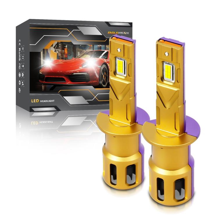 Confezione da 2 lampadine a LED impermeabili IP68 per fari auto, 35W, 3000LM, 6500K., 9005, 9006, H1, H4, H7, H11