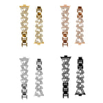 Cinturino per orologio in metallo con diamanti a torsione piccola xDfin da 20 mm, For Xiaomi Band 10 Pro/9 Pro/Redmi Watch 6/5/4, For Redmi Watch 3 Active / Watch 3 Lite, For Redmi Watch 3