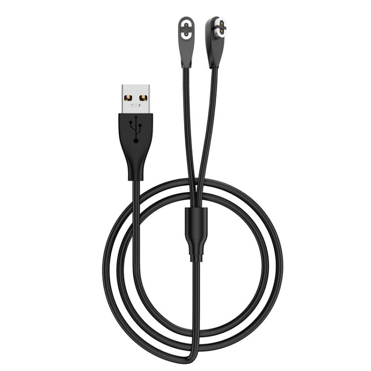 Cavo di ricarica magnetico 2 in 1 per auricolari a conduzione ossea Shokz, USB to 2 Pin / 4 Pin, Type-C to 2 Pin / 4 Pin