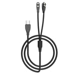Cavo di ricarica magnetico 2 in 1 per auricolari a conduzione ossea Shokz, USB to 2 Pin / 4 Pin, Type-C to 2 Pin / 4 Pin