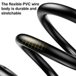 Cavo di ricarica magnetico 2 in 1 per auricolari a conduzione ossea Shokz, USB to 2 Pin / 4 Pin, Type-C to 2 Pin / 4 Pin