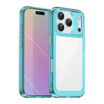 Custodia per telefono in acrilico e TPU della serie Colorful, For iPhone 17 Pro, For iPhone 17, For iPhone 17 Air