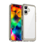 Custodia per telefono in acrilico e TPU della serie Colorful, For iPhone 17 Pro, For iPhone 17, For iPhone 17 Air