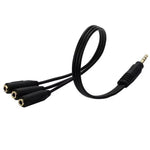 Cavo audio 3 in 1 DC da 3,5 mm con stereo, 3.5mm