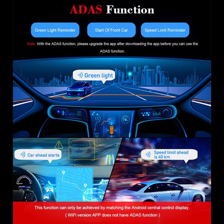 Registratore di guida nascosto per auto con visione notturna HD tramite USB WiFi