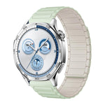 Cinturino per orologio magnetico in silicone con tre perline, 18mm