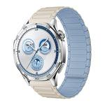 Cinturino per orologio magnetico in silicone con tre perline, 18mm