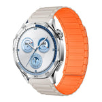 Cinturino per orologio magnetico in silicone con tre perline, 18mm