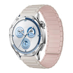 Cinturino per orologio magnetico in silicone con tre perline, 18mm