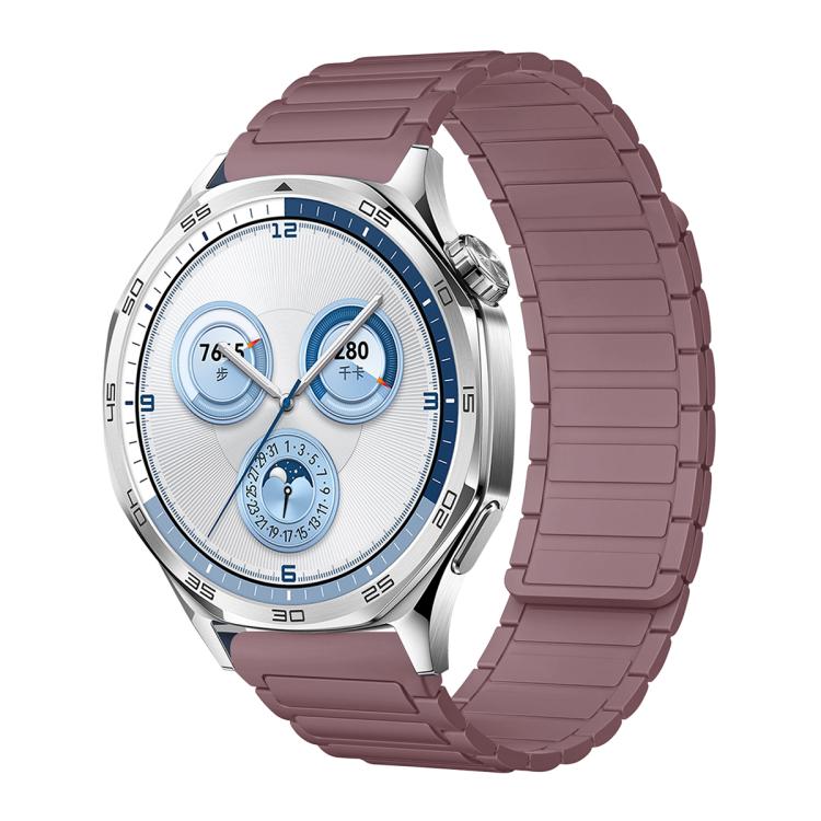 Cinturino per orologio magnetico in silicone con tre perline, 18mm