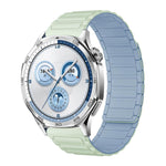 Cinturino per orologio magnetico in silicone con tre perline, 18mm