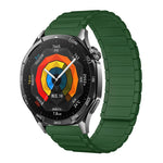Cinturino per orologio magnetico in silicone con tre perline, 20mm