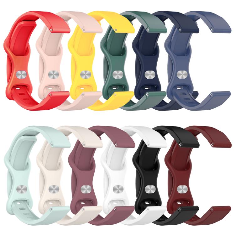 Cinturino per orologio in silicone con fibbia a farfalla e cassa trasparente, For Xiaomi Smart Band 9 / 9 NFC, For Xiaomi Mi Band 8