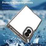 Custodia per telefono antiurto ibrida in PC e TPU con airbag., For Galaxy Z Fold8 5G, For Galaxy Z Fold8 Ultra 5G, For Galaxy Z Flip8 5G, For Samsung Galaxy Z Fold7 5G, For Samsung Galaxy Z Flip7 5G