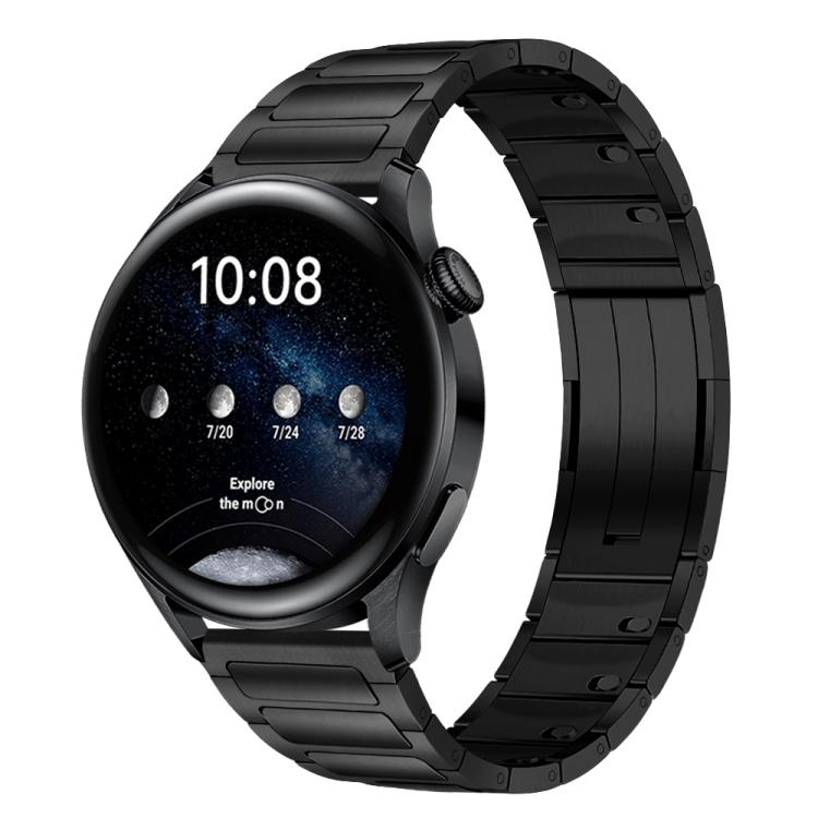 Cinturino per orologio in acciaio inossidabile con fibbia a sgancio rapido e tre perline., 22mm