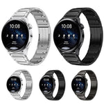 Cinturino per orologio in acciaio inossidabile con fibbia a sgancio rapido e tre perline., 22mm