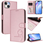 Custodia per telefono in pelle con logo Litter Panda in rilievo e protezione RFID, completa di cordino., For iPhone 16, For iPhone 15 Pro Max, For iPhone 15 Pro, For iPhone 15 Plus