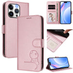 Custodia per telefono in pelle con logo Litter Panda in rilievo e protezione RFID, completa di cordino., For iPhone 14 Pro Max, For iPhone SE 2022 / 2020 / 8 / 7, For iPhone 13 Pro Max, For iPhone 13 Pro
