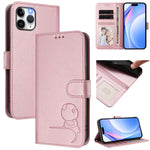 Custodia per telefono in pelle con logo Litter Panda in rilievo e protezione RFID, completa di cordino., For iPhone 11 Pro Max, For iPhone 11, For iPhone 11 Pro, For iPhone X / XS