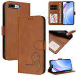 Custodia per telefono in pelle con logo Litter Panda in rilievo e protezione RFID, completa di cordino., For iPhone XR, For iPhone XS Max, For iPhone 8 Plus / 7 Plus
