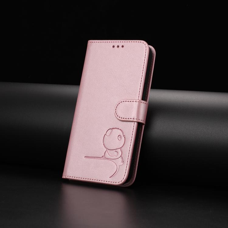 Custodia per telefono in pelle con logo Litter Panda in rilievo e protezione RFID, completa di cordino., For Samsung Galaxy S26 5G, For Samsung Galaxy S25 Edge 5G, For Samsung Galaxy S25 / S24 5G, For Samsung Galaxy S25+ / S24+ 5G