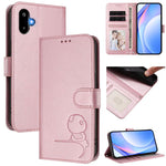 Custodia per telefono in pelle con logo Litter Panda in rilievo e protezione RFID, completa di cordino., For Samsung Galaxy M56 5G, For Samsung Galaxy F16 5G / M16 5G, For Samsung Galaxy F06 5G / M06 5G, For Samsung Galaxy M35 5G