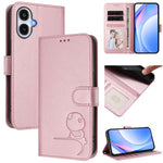 Custodia per telefono in pelle con logo Litter Panda in rilievo e protezione RFID, completa di cordino., For Samsung Galaxy A25e / A25 5G JP, For Samsung Galaxy A07 4G, For Samsung Galaxy A17 5G / A26 5G, For Samsung Galaxy A06 4G / 5G