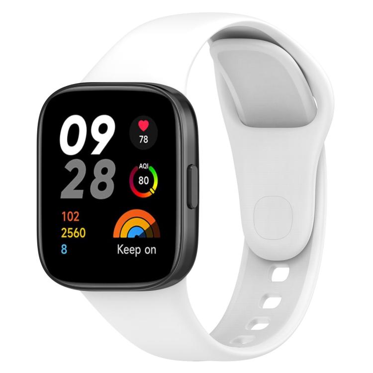 Cinturino per orologio xDfind in silicone tinta unita con bottone, For Redmi Watch 3