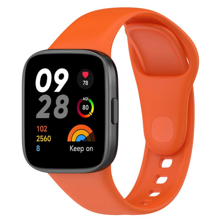 Cinturino per orologio xDfind in silicone tinta unita con bottone, For Redmi Watch 3