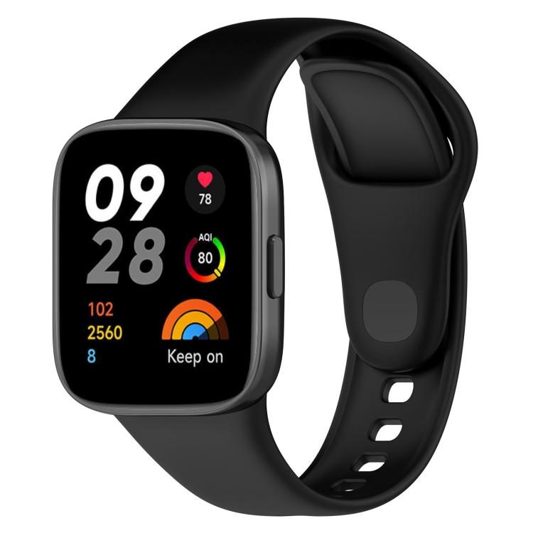 Cinturino per orologio xDfind in silicone tinta unita con bottone, For Redmi Watch 3