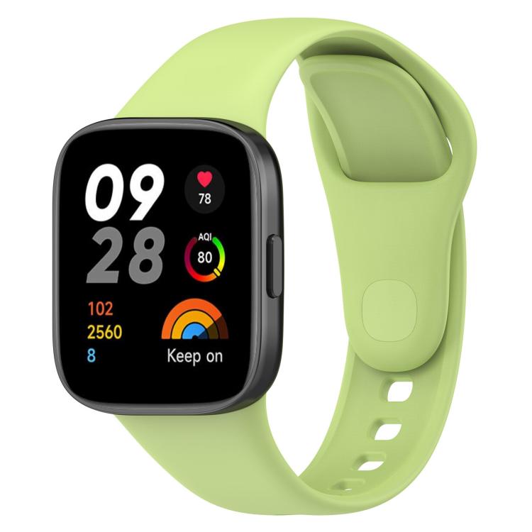 Cinturino per orologio xDfind in silicone tinta unita con bottone, For Redmi Watch 3