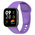 Cinturino per orologio xDfind in silicone tinta unita con bottone, For Redmi Watch 3