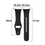 Cinturino per orologio xDfind in silicone tinta unita con bottone, For Redmi Watch 3