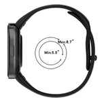 Cinturino per orologio xDfind in silicone tinta unita con bottone, For Redmi Watch 3