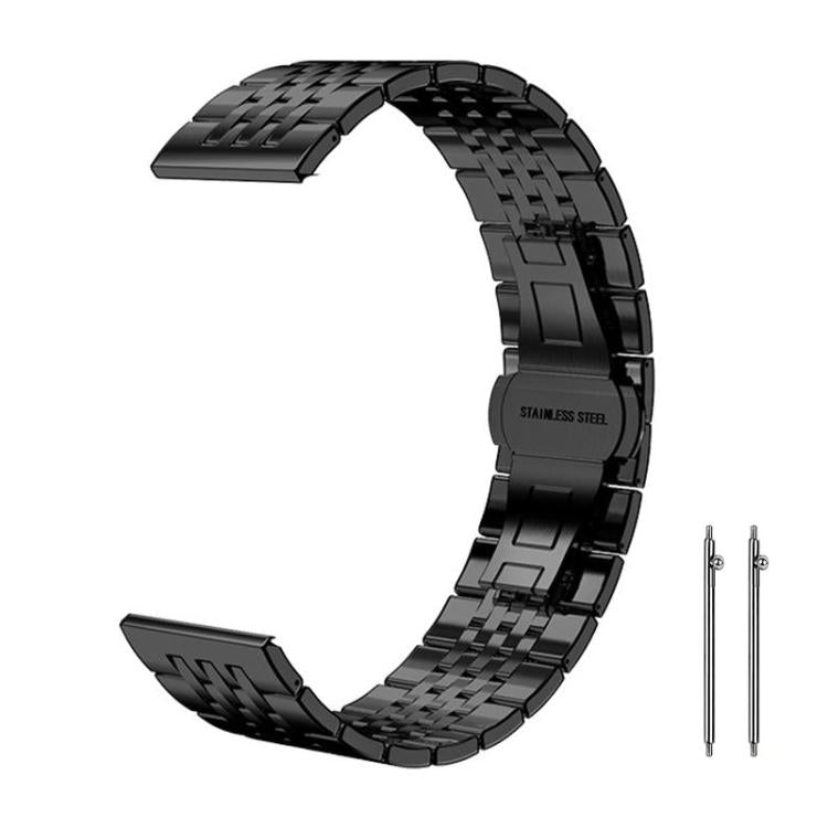 Cinturino per orologio xDfind in acciaio inossidabile massiccio a sette maglie, 14mm, 18mm, 20mm, 22mm