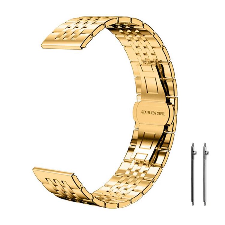 Cinturino per orologio xDfind in acciaio inossidabile massiccio a sette maglie, 14mm, 18mm, 20mm, 22mm