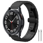 Cinturino per orologio xDfind in acciaio inossidabile massiccio con una sola perlina in bambù., 18mm, 20mm, 22mm, 14mm
