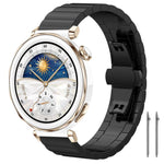 Cinturino per orologio xDfind in acciaio inossidabile massiccio con una sola perlina in bambù., 18mm, 20mm, 22mm, 14mm