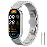 Cinturino per orologio xDfind in acciaio inossidabile massiccio con una sola perlina in bambù., 18mm, 20mm, 22mm, 14mm