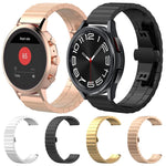 Cinturino per orologio xDfind in acciaio inossidabile massiccio con una sola perlina in bambù., 18mm, 20mm, 22mm, 14mm