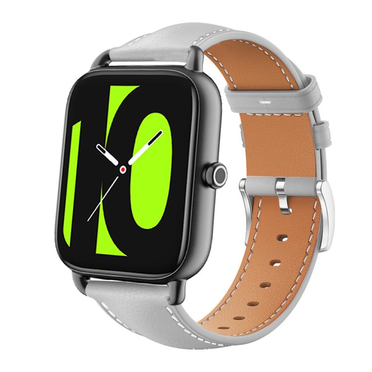 Cinturino per orologio xDfind Flat Head Black Shark in pelle a grana fine, 22mm For Xiaomi Watch S3/2 Pro/S2/S1, 22mm For Xiaomi Haylou Watch LS09B / LS05S / LS10, 20mm For Xiaomi Haylou RS4 Plus LS11 / LS12
