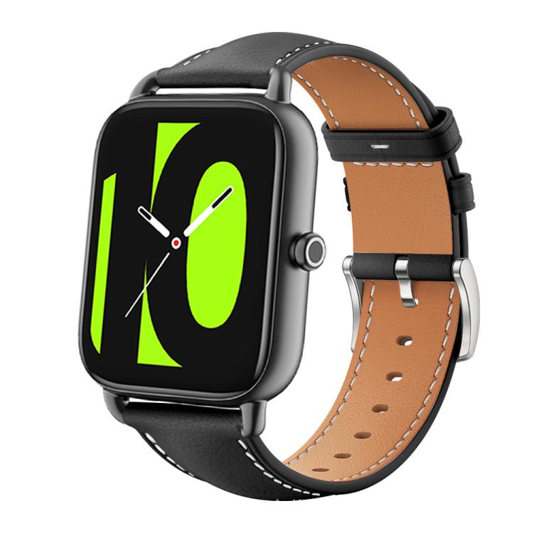 Cinturino per orologio xDfind Flat Head Black Shark in pelle a grana fine, 22mm For Xiaomi Watch S3/2 Pro/S2/S1, 22mm For Xiaomi Haylou Watch LS09B / LS05S / LS10, 20mm For Xiaomi Haylou RS4 Plus LS11 / LS12