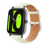 Cinturino per orologio xDfind Flat Head Black Shark in pelle a grana fine, 22mm For Xiaomi Watch S3/2 Pro/S2/S1, 22mm For Xiaomi Haylou Watch LS09B / LS05S / LS10, 20mm For Xiaomi Haylou RS4 Plus LS11 / LS12