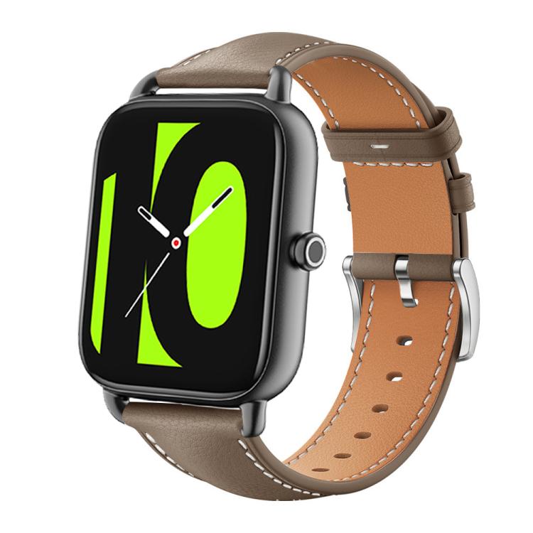 Cinturino per orologio xDfind Flat Head Black Shark in pelle a grana fine, 22mm For Xiaomi Watch S3/2 Pro/S2/S1, 22mm For Xiaomi Haylou Watch LS09B / LS05S / LS10, 20mm For Xiaomi Haylou RS4 Plus LS11 / LS12