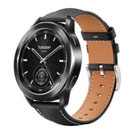 Cinturino per orologio xDfind Flat Head Black Shark in pelle a grana fine, 22mm For Xiaomi Watch S3/2 Pro/S2/S1, 22mm For Xiaomi Haylou Watch LS09B / LS05S / LS10, 20mm For Xiaomi Haylou RS4 Plus LS11 / LS12