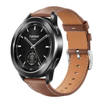 Cinturino per orologio xDfind Flat Head Black Shark in pelle a grana fine, 22mm For Xiaomi Watch S3/2 Pro/S2/S1, 22mm For Xiaomi Haylou Watch LS09B / LS05S / LS10, 20mm For Xiaomi Haylou RS4 Plus LS11 / LS12