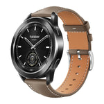 Cinturino per orologio xDfind Flat Head Black Shark in pelle a grana fine, 22mm For Xiaomi Watch S3/2 Pro/S2/S1, 22mm For Xiaomi Haylou Watch LS09B / LS05S / LS10, 20mm For Xiaomi Haylou RS4 Plus LS11 / LS12