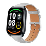 Cinturino per orologio xDfind Flat Head Black Shark in pelle a grana fine, 22mm For Xiaomi Watch S3/2 Pro/S2/S1, 22mm For Xiaomi Haylou Watch LS09B / LS05S / LS10, 20mm For Xiaomi Haylou RS4 Plus LS11 / LS12